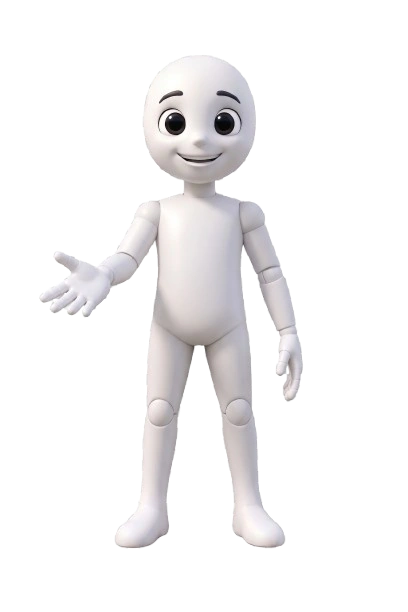 Light Animation 3D Character Mascot Extending Handshake for Project Consultation and Quote Inquiry