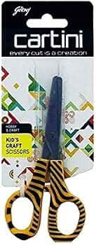 Godrej Cartini Kid's Craft Scissors - Black & White (6274).jpg