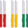 Godrej Cartini Easy Knife Set large - Red, Yellow, Green (4663)