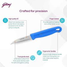 Godrej Cartini Classic Paring Knife - Blue, Green, Red (6266)
