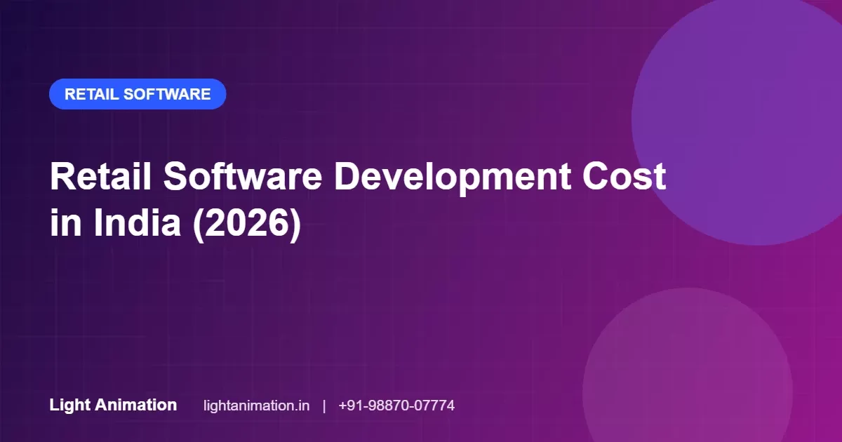 Retail Software Development Cost in India (2026)