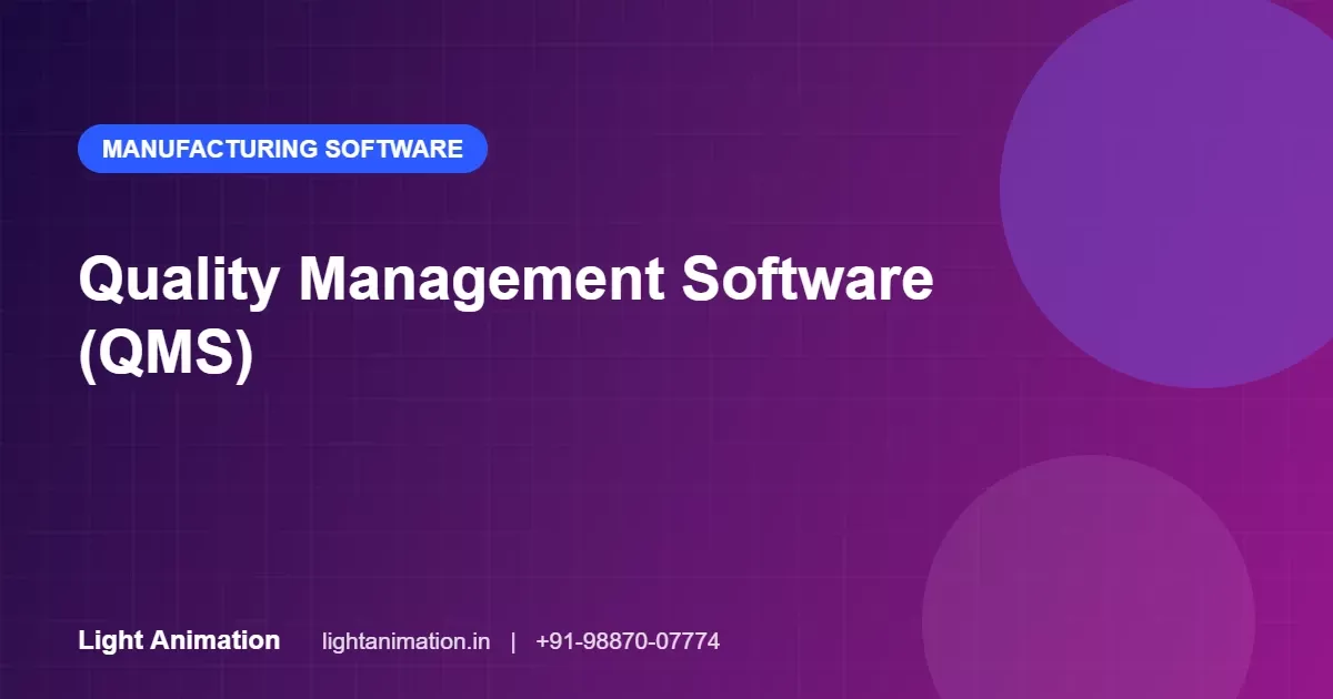 Quality Management Software (QMS) for Manufacturers: Inspections, NCR and CAPA Quality Management Software (QMS) for Manufacturers: Inspections, NCR and CAPA