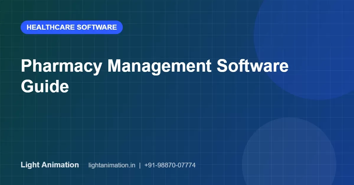 Pharmacy Management Software: Billing, Stock, Expiry and Compliance Pharmacy Management Software: Billing, Stock, Expiry and Compliance