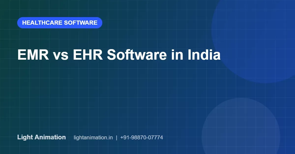 EMR vs EHR Software in India: Choosing Digital Records for Your Practice EMR vs EHR Software in India: Choosing Digital Records for Your Practice