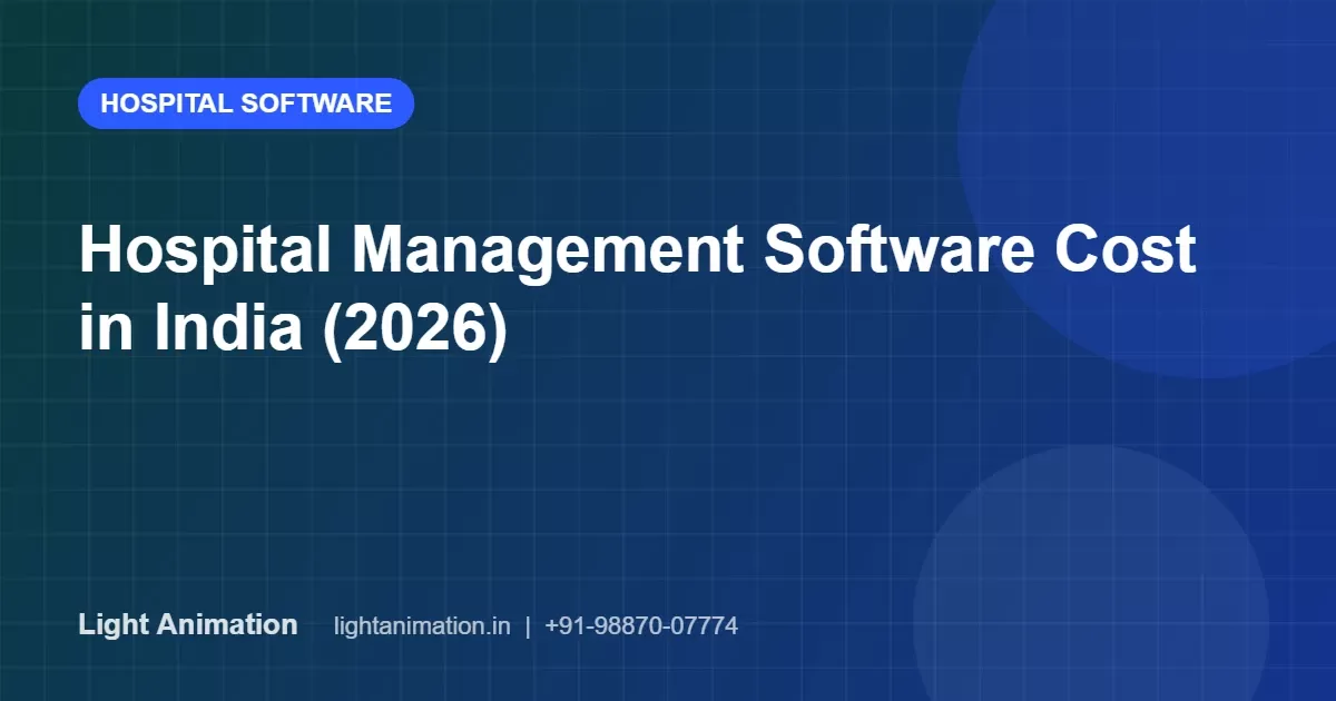 Hospital Management Software Cost in India (2026): Complete Pricing Guide Hospital Management Software Cost in India (2026): Complete Pricing Guide