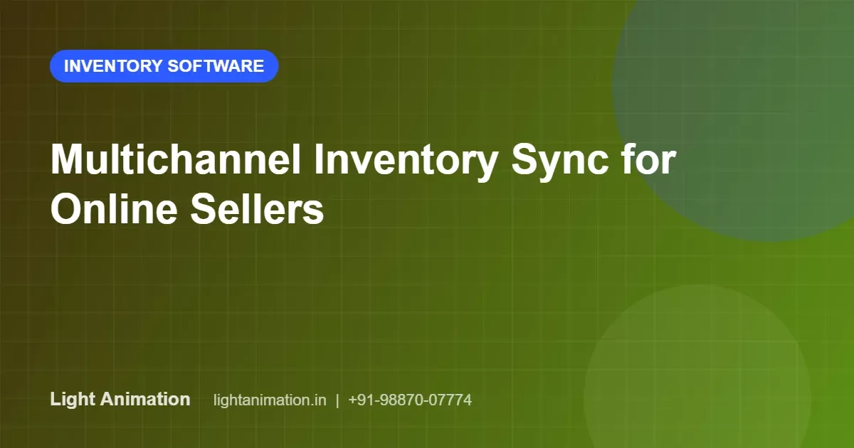 Multichannel Inventory Sync: Amazon, Flipkart, Website and Retail Stores in One System Multichannel Inventory Sync: Amazon, Flipkart, Website and Retail Stores in One System