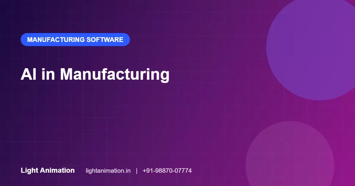 AI in Manufacturing: Visual Inspection, Predictive Maintenance and Demand Planning