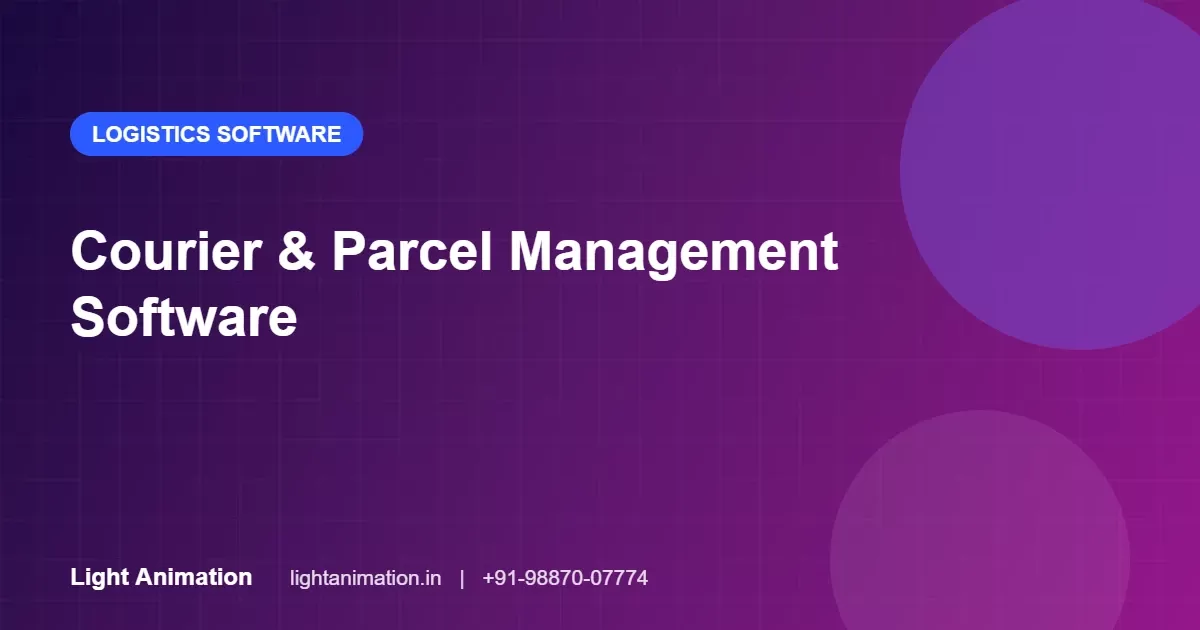 Courier and Parcel Management Software: Booking, Hub Scanning and Last-Mile Delivery Courier and Parcel Management Software: Booking, Hub Scanning and Last-Mile Delivery
